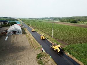 上士幌音更線施工中