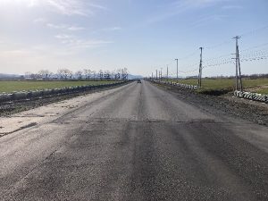 一般国道238号　湧別町　川西舗装工事　着工前2