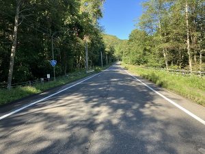 一般国道２７４号　むかわ町　長和舗装補修工事　着工前