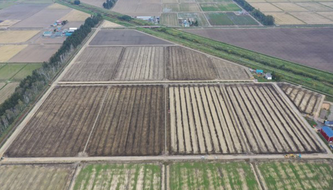 圃場区画整理工事