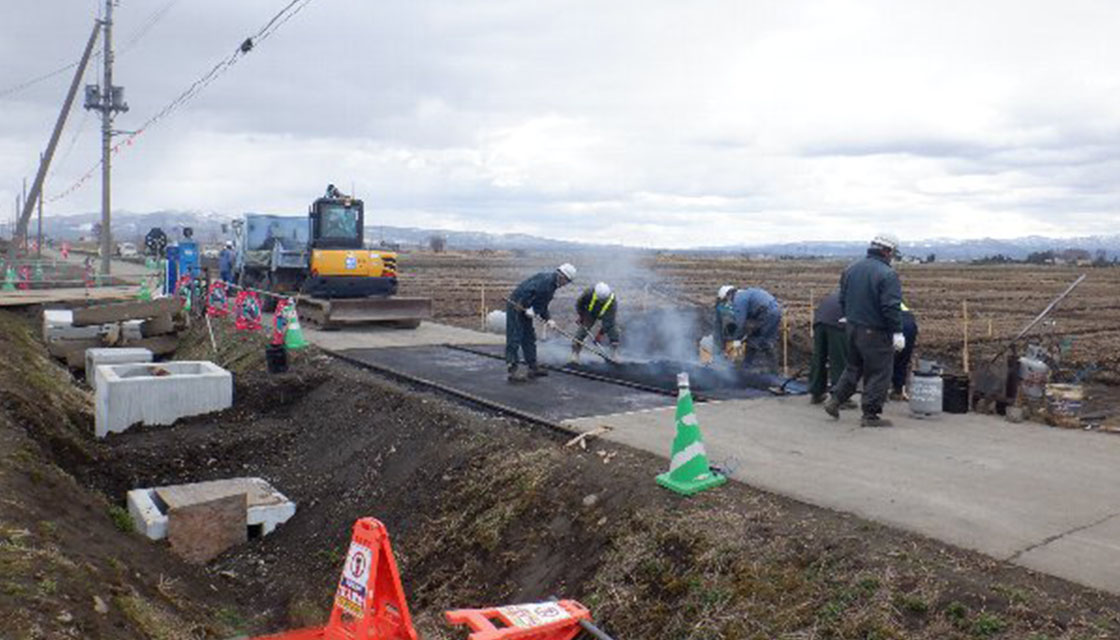 圃場内道路整備